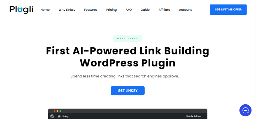 Linksy AI-POWERED Internal Link Builder for WordPress