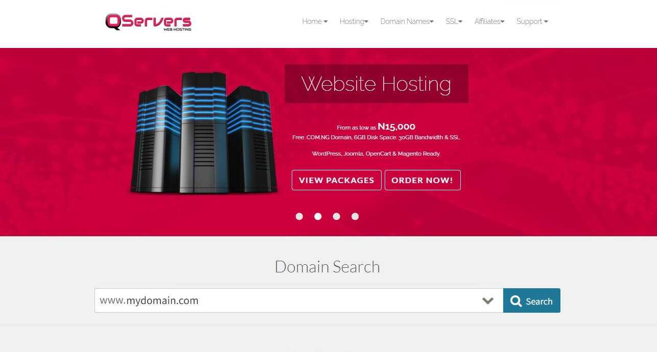 Qservers Web Hosting Company in Nigeria