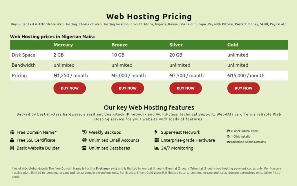 Web Hosting in Nigeria: 6 Best Web Hosting Companies in 2024