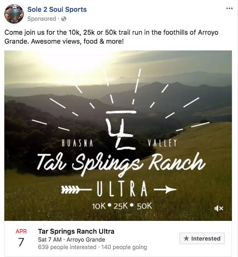 Facebook Event Ads