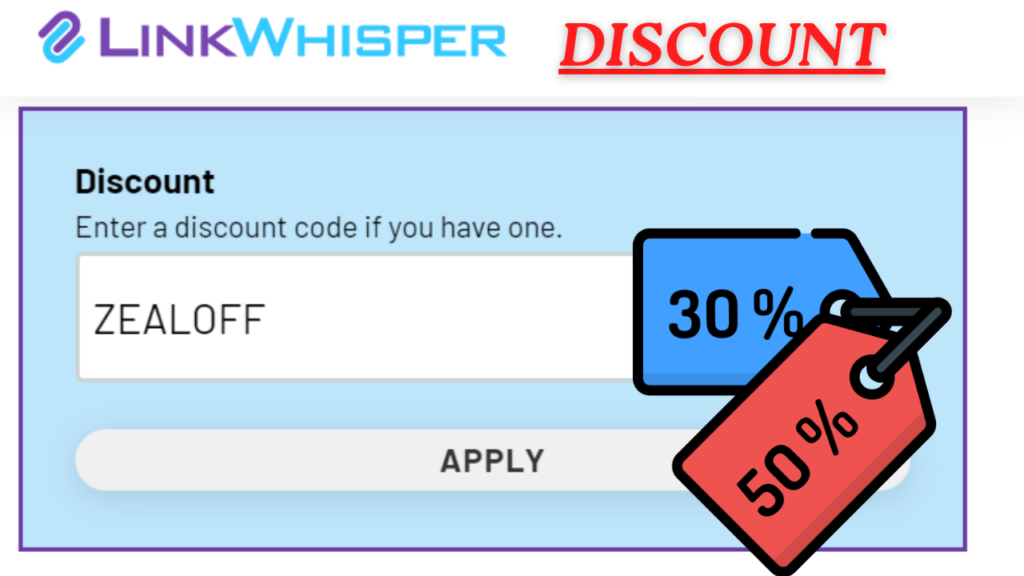 Link Whisper Discount code