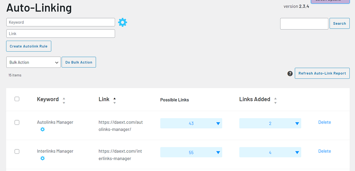 Linksy AI-powered internal link builder vs Link Whisper: Auto-Linking