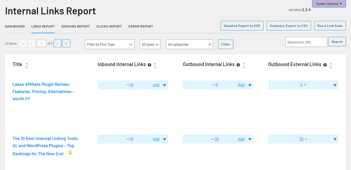 Link Whisper vs Linksy: Link Whisper's Internal Link Analysis Report