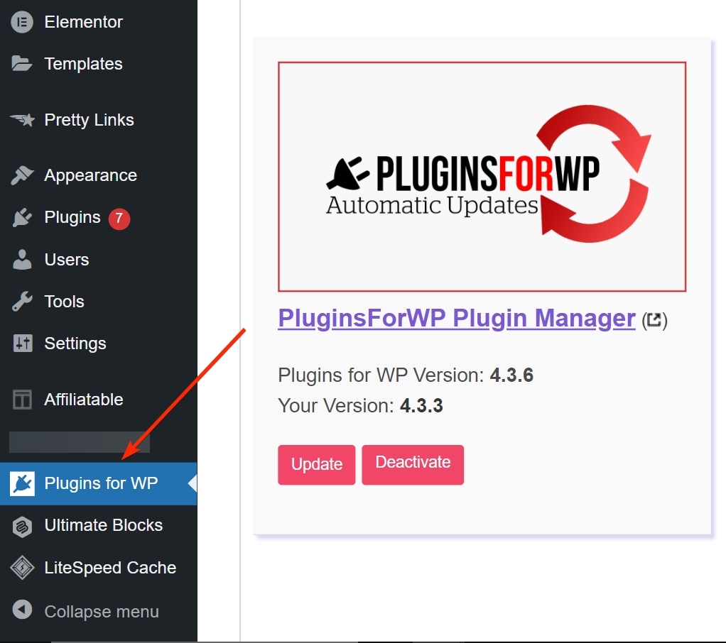 PluginsforWP Review - Automatic Updates