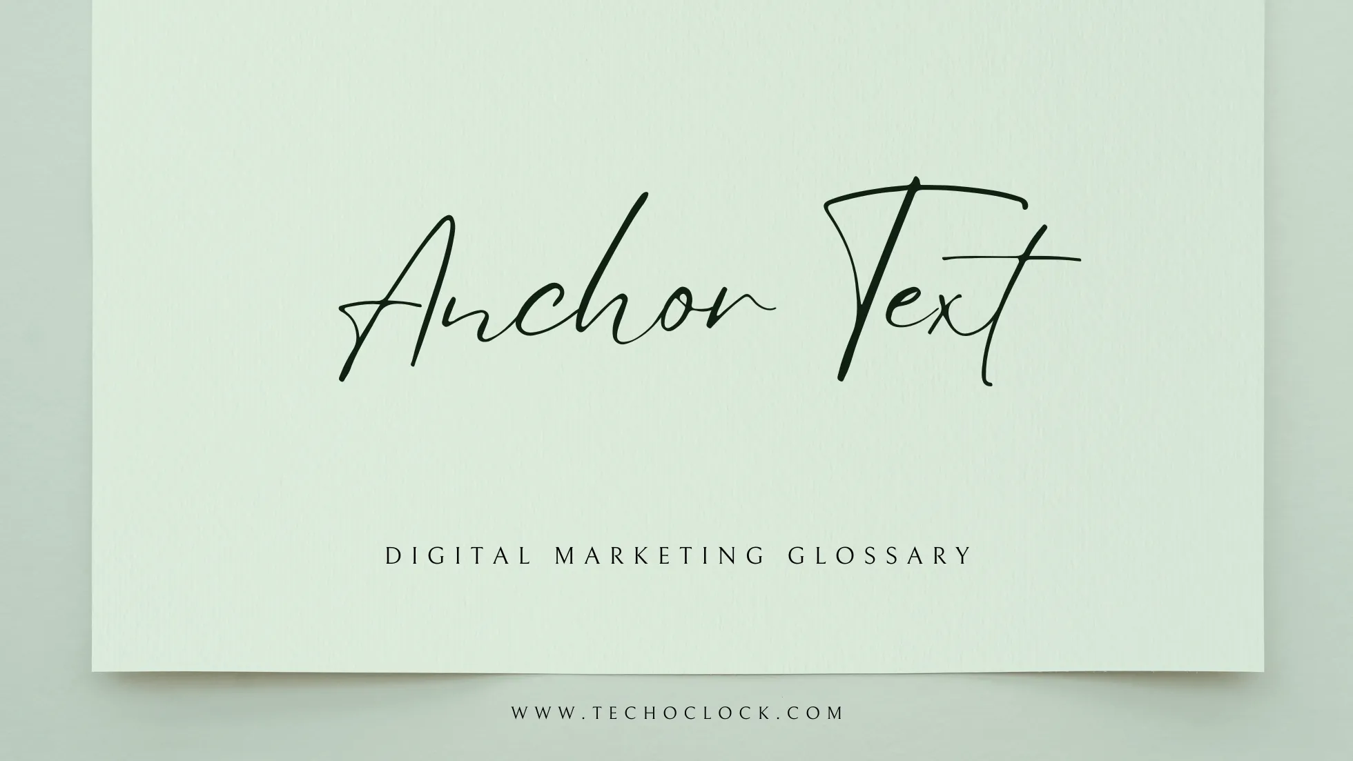 Anchor Text