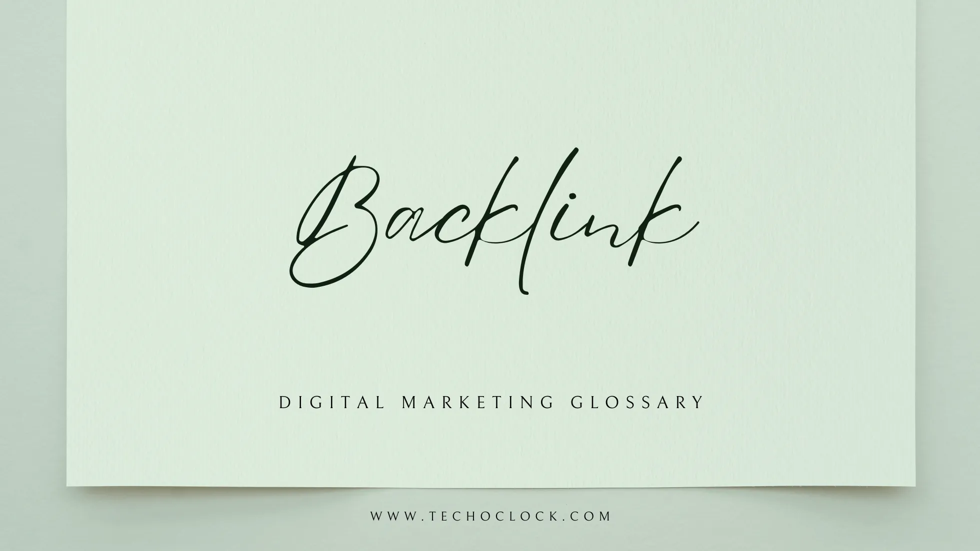 Backlink