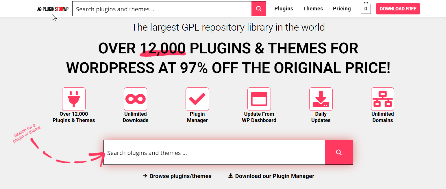 - PluginsforWP: Best GPL Plugins and Theme site? (A Review) 1
