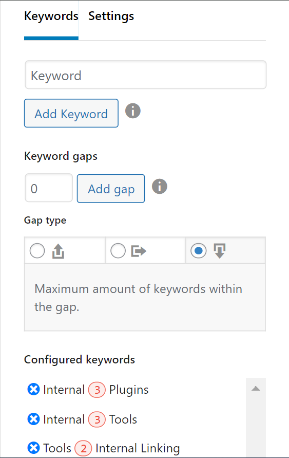 Keyword-based Linking, Internal Link Juicer